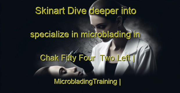 Skinart Dive deeper into specialize in microblading in Chak Fifty Four  Two Left | MicrobladingTraining | MicrobladingClasses | SkinartTraining-Pakistan